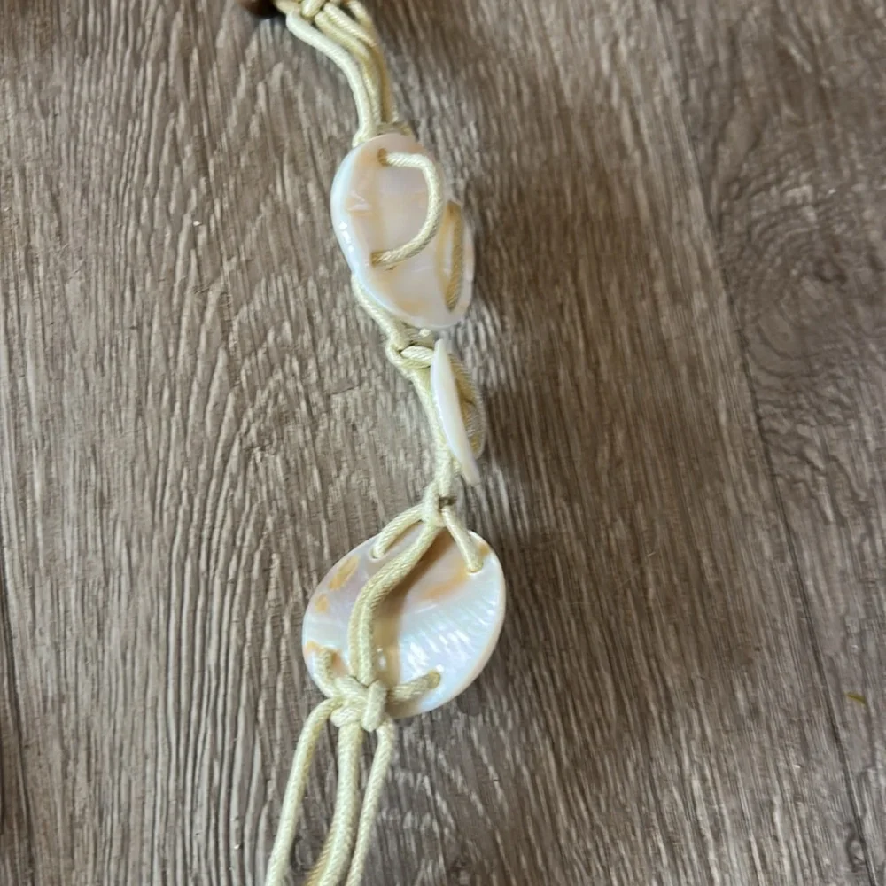 Braided shell belt